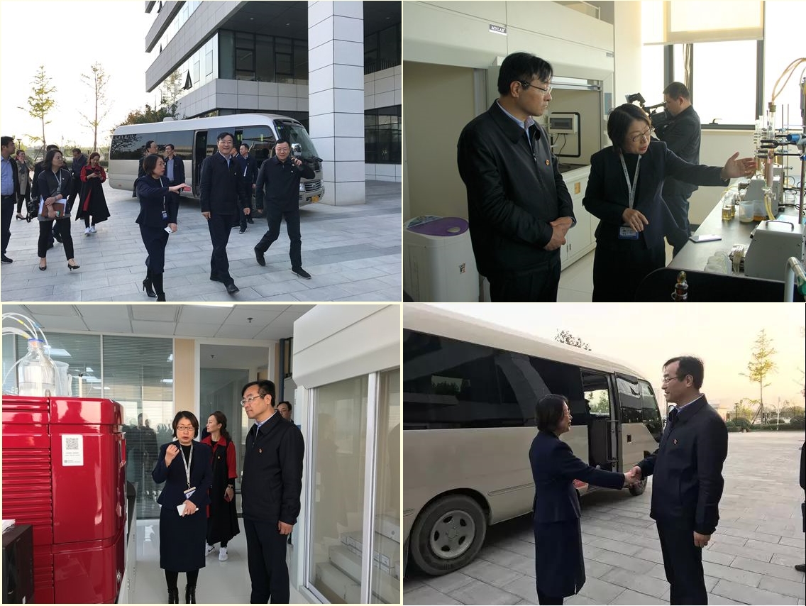 高新区党工委书记钟洪江一行莅临TG反波胆科技调研