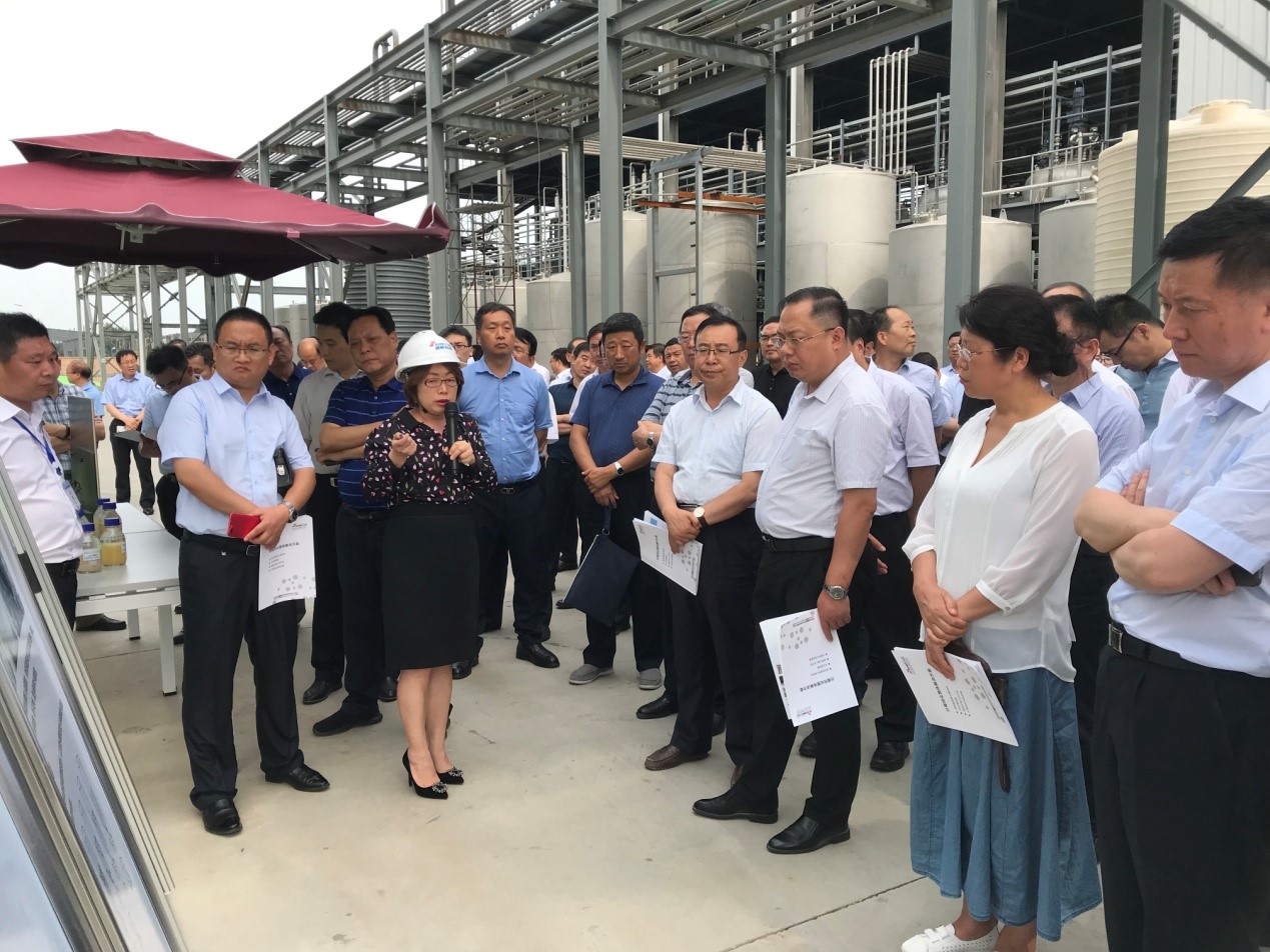 刘国中省长一行观摩蒲城TG反波胆科技建设项目