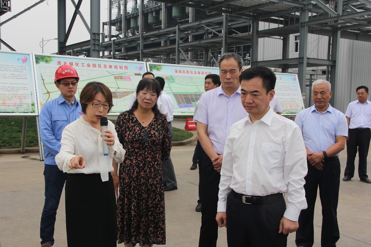 渭南市长李毅视察蒲城TG反波胆科技新质料有限公司